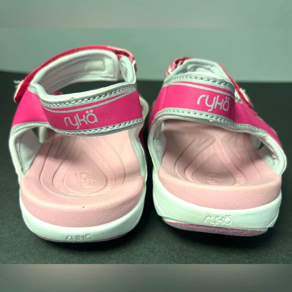 Ryka- Pink/White Sandals-Size:8.5, Barely used,‎ stickers on bottom